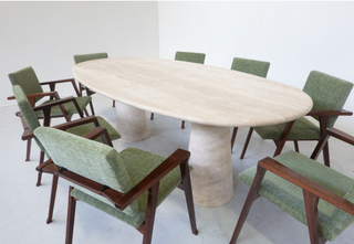 EMAD | TRAVERTINE | DINING TABLE