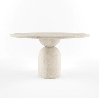 ELSA | TRAVERTINE | DINING TABLE