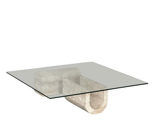 Cameron | Travertine | Coffee table | 110CM