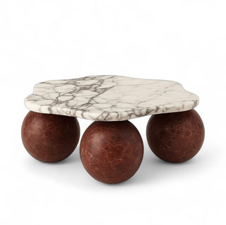 Crypien | Couchtisch | Calacatta Viola | Rosso Levanto