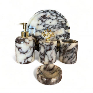Marble set | 5-piece | Bathroom