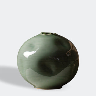 Mayumi | Vase | Keramik | Olivegrün