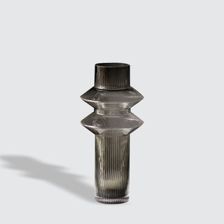 Spyros | Vase | Anthracite | 34CM | Glass