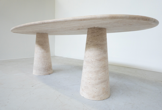 TABLE | EMAD | TRAVERTINE | DINING TABLE