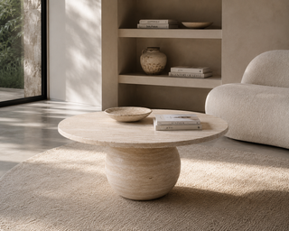 Pebble | Couchtisch | Travertin
