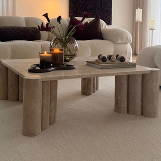 Virelia | Couchtisch | Travertin | Marmor